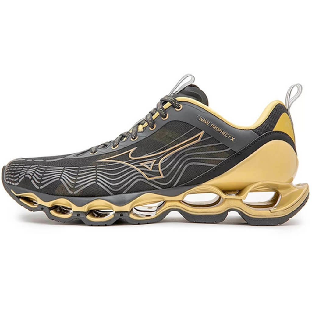 Mizuno prophecy 8 preto com best sale dourado