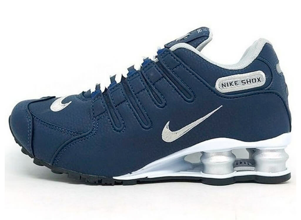 Tênis Nike Shox NZ Azul Escuro/Prata