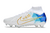 Chuteira Nike Air Zoom Mercurial Superfly 9 Elite Campo - Branco/Azul