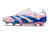 Chuteira Adidas Predator Elite Campo FG - Branco/Azul/Rosa