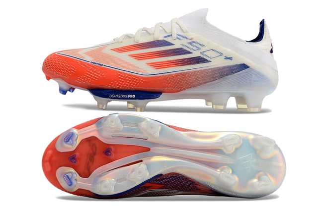 Chuteira Adidas F50 Elite Campo Branco Laranja