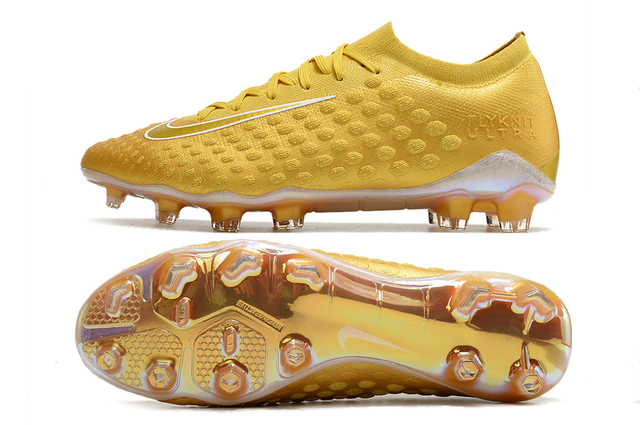 Chuteira Nike Phantom Ultra Venom FG - Dourado