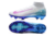 Chuteira Nike Air Zoom Mercurial Superfly 10 Elite Campo - Branco/Azul/Rosa - loja online