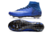 Chuteira Nike Air Zoom Mercurial Superfly 4 Elite Campo - Preto/Azul