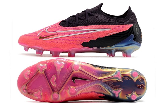 Chuteira Nike Campo Phantom GX Elite FG Rosa Preto