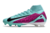 Chuteira Nike Air Zoom Mercurial Superfly 10 Elite Campo - Azul/Rosa/Preto