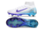 Imagem do Chuteira Nike Air Zoom Mercurial Superfly 10 Elite SG - Branco/Azul/Roxo