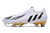 Chuteira Adidas Predator Edge.1 Low Campo FG - Branco/Dourado