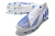 Chuteira Adidas Predator Edge.1 Low Campo FG - Branco/Azul - Marca Esportiva - Loja Especializada em Chuteiras 