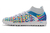 Chuteira Nike React Phantom GT Elite Society TF - Branco/Azul