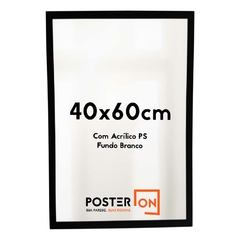 Moldura 40x60cm – Com acrílico PS - Fundo Branco