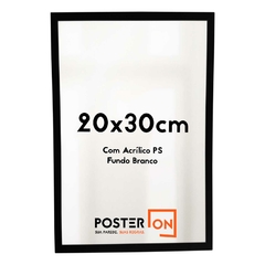 Moldura 20x30cm – Com acrílico PS - Fundo Branco