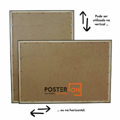 Moldura ISO A1 59,4x84,1cm – Sem acrílico PS - Cola Dupla Face