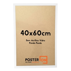 Moldura 40x60cm – Sem acrílico PS - Fundo Pardo - comprar online