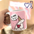 Caneca de aniversário divertida e engraçada personalizada com flork 
