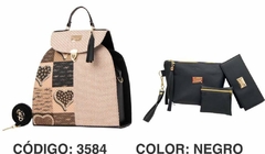 3584 TANA NEGRO - BOLSAS LEON