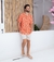 Camisa Masculina Viscose Estampada Orange - Tymot Moda Praia