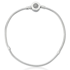 bracelete feminino de prata - pulseiras de prata feminino - pulseira de prata