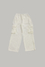 "ESSENTIAL" JOGGING CARGO PANTS - CREAM