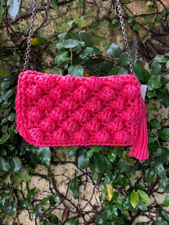 Bolsa Crochê Pipoca - Nós do Crochê - Transformando vidas através da capacitação artesanal