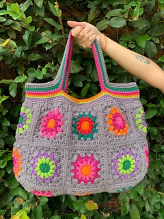 Bag Crochet Square - Nós do Crochê - Transformando vidas através da capacitação artesanal
