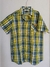 ALE - Camisa ML a cuadros amarillo,azul y verde - POLO - Talle 18 meses