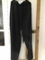 Pantalón negro suelto con elástico y lazo. ZARA. Talle XS. o 24.