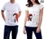 Kit Camiseta Personalizada, Casal, Recém Casados, Namorados, Noivos 02