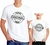 Kit Camisetas Personalizadas - Papai Original e Cópia Autenticada Tal pai / Tal filho