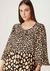 VESTIDO MIDI ANIMAL PRINT - HERING - comprar online