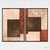 Quadro Abstrato Geométrico Avermelhado kit duas telas - Gabriel Mauro na internet