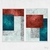 Quadro Abstrato Quadrados Texturas Azul e Vermelho kit duas telas na internet