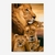 Quadro Família de Leões e Dois Filhotes na internet