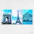 Quadro Tour Paris kit três telas - Wy Quadros Decorativos