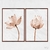 Quadro Marmorizado e Flores Decorativas kit duas telas na internet