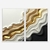 Quadro Elegant Abstract Waves kit 2 telas - Wy Quadros Decorativos