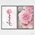 Quadro Flor Rose Amor kit duas telas na internet