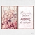 Quadro Sakura Todo Amor kit duas telas - Wy Quadros Decorativos