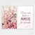 Quadro Sakura Todo Amor kit duas telas - loja online
