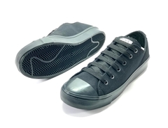 Zapatilla de lona Unisex Black & Black 35-44 (Indio) - comprar online