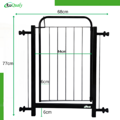 Portão Grade para Cachorro Pet Bebê porta de 68cm a 72cm na internet