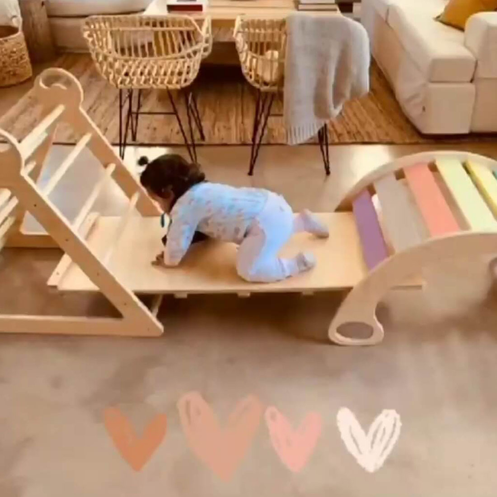 Balancin madera niños sale