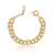 Pulseira Elos Estilo Grumet Banho Ouro 18k - comprar online