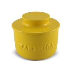 Manteigueira Francesa De Cerâmica 250 gr Ceraflame Gourmet Amarelo - comprar online