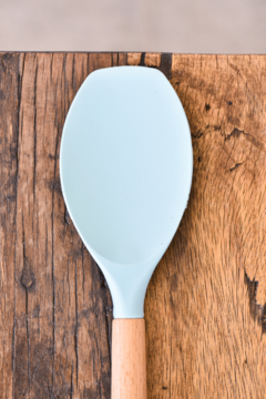 Colher De Silicone Reta Water Blue 32,5cm Oxford - loja online