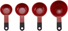 Conjunto 4 Xícaras Medidoras Vermelho/Preto KitchenAid - comprar online