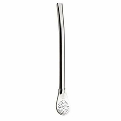 Bomba para Chimarrão Sem Biqueira 19Cm Inox Suprema - Taumer