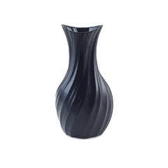 Vaso De Cerâmica Godê 32cm Cobalto Ceraflame Decor