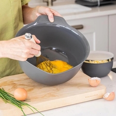 Conjunto De Bowls C/ 3 Tigelas Cozinha Multiuso Cinza KitchenAid - Manufakt