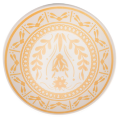 Tigela De Cerâmica Mediterrâneo 500Ml Sol Branco/Amarelo Oxford - comprar online